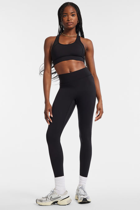 Nike Women's Leggings Xs Black Polyester with Elastane